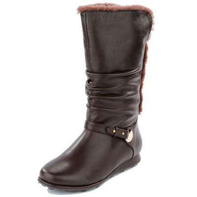 ST.CHIC琪珂 都市時尚牛皮女士中靴C21F45307D 咖啡色 36碼【報價、價格、評測、參數(shù)】_靴子_女鞋_服裝鞋帽_蘇寧易購觸屏版